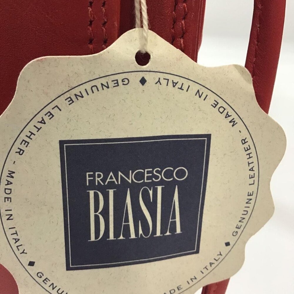 NWT Francesco Biasia crossbody leather purse in red - Picture 5 of 8